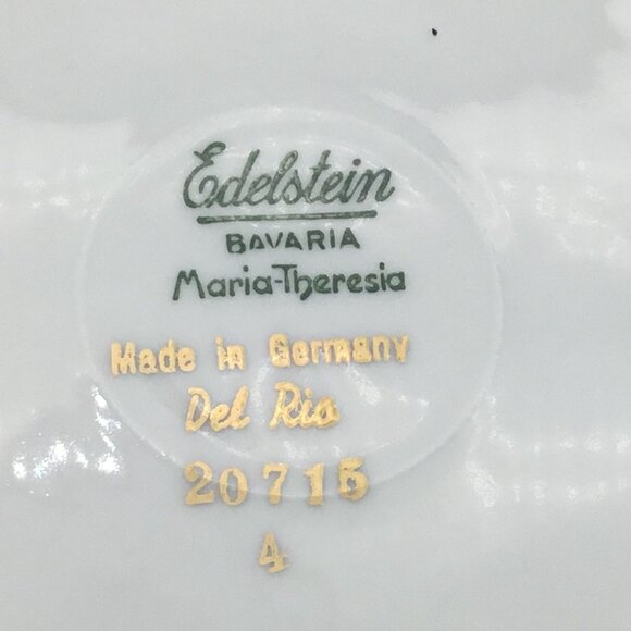 Edelstein Bavaria Vintage Bread & Butter Plate Maria-Theresia Del Rio Pattern x3 - Picture 7 of 7